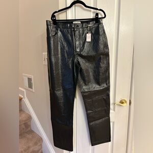 Abercrombie & Fitch Shiny Black Men Jeans
